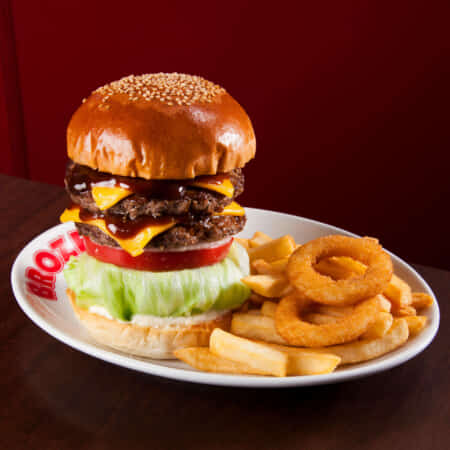 ダブルチーズバーガー | 人形町でハンバーガーのデリバリーならブラザーズ デリバリー人形町店