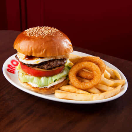 エッグバーガー | 人形町でハンバーガーのデリバリーならブラザーズ デリバリー人形町店