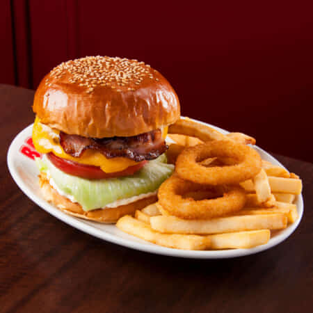 ベーコンチーズバーガー | 人形町でハンバーガーのデリバリーならブラザーズ デリバリー人形町店